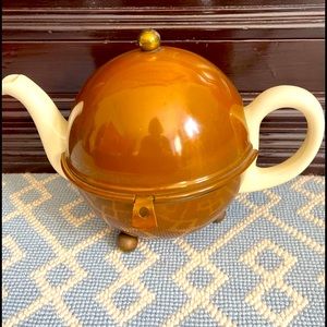 Vintage Copper Clad Teapot